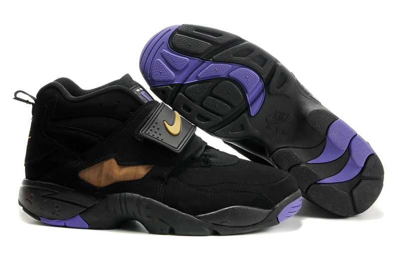 deion sanders shoes black and purple